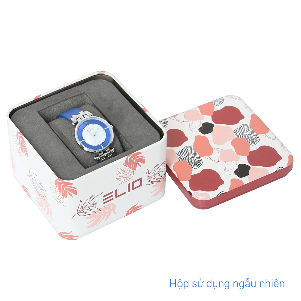 Đồng hồ Elio 28 mm Nữ EL148-03 Màu Xanh Dương
