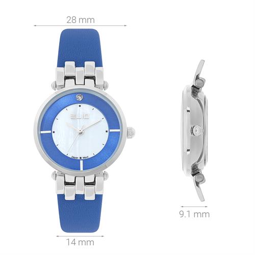 Đồng hồ Elio 28 mm Nữ EL148-03 Màu Xanh Dương