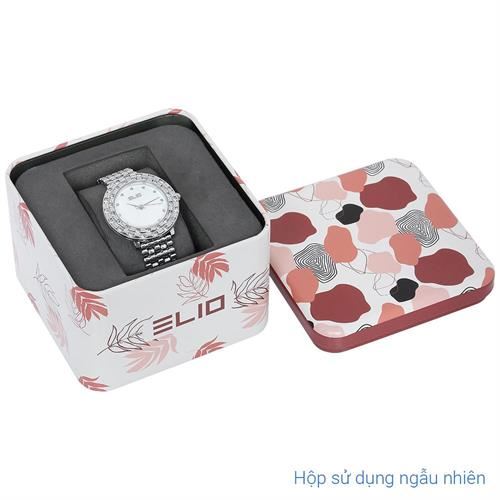 Đồng hồ Elio Starlight 32 mm Nữ ES175-01 Màu Bạc