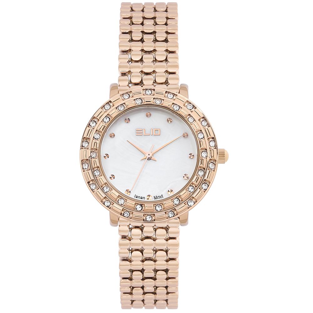 Đồng hồ Elio Starlight 32 mm Nữ ES175-03 Màu Vàng Hồng