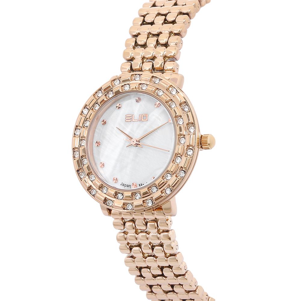 Đồng hồ Elio Starlight 32 mm Nữ ES175-03 Màu Vàng Hồng
