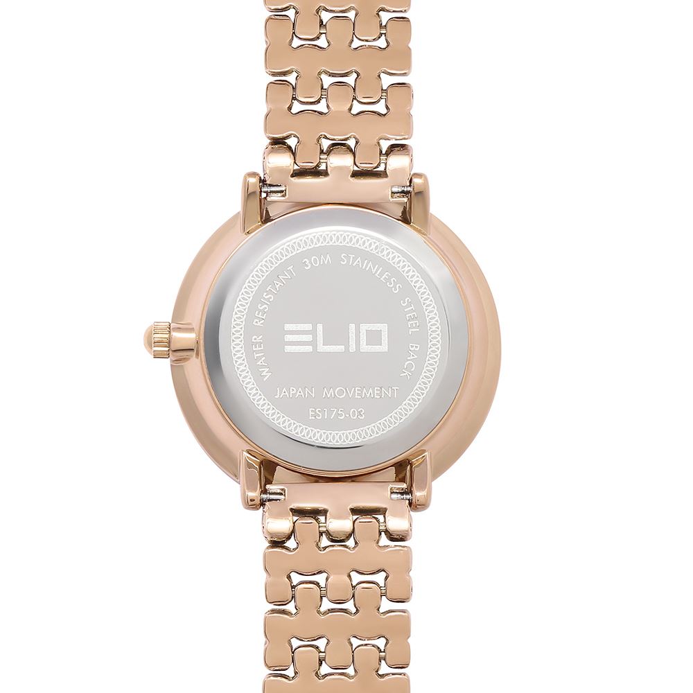 Đồng hồ Elio Starlight 32 mm Nữ ES175-03 Màu Vàng Hồng