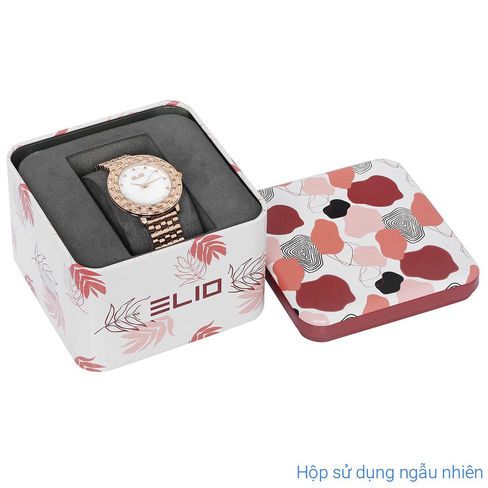 Đồng hồ Elio Starlight 32 mm Nữ ES175-03 Màu Vàng Hồng
