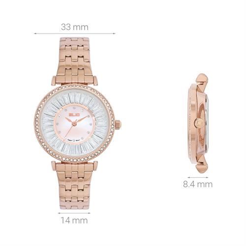 Đồng hồ Elio Starlight 33 mm Nữ ES176-01 Màu Vàng Hồng