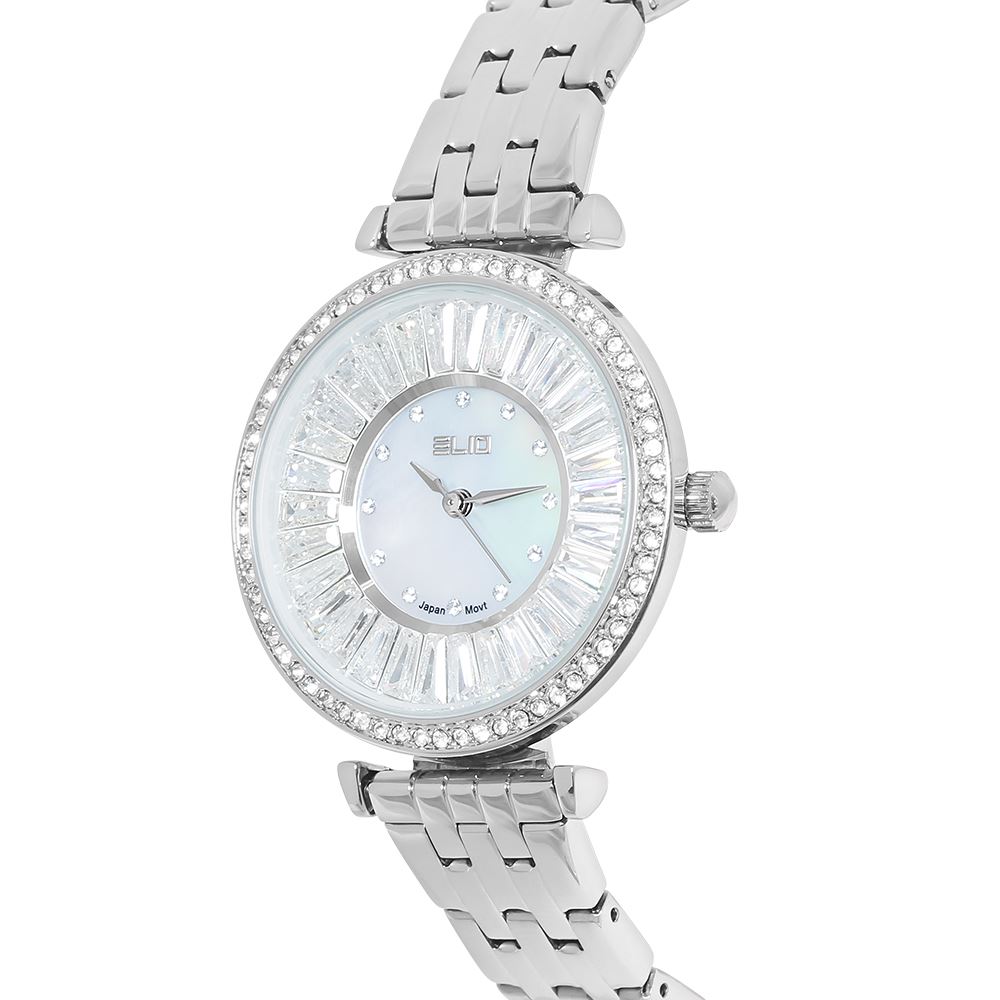Đồng hồ Elio Starlight 33 mm Nữ ES176-02 Màu Bạc