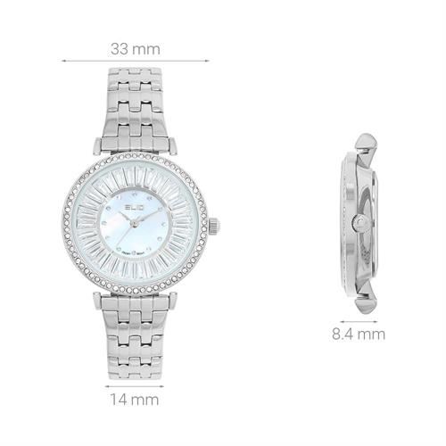 Đồng hồ Elio Starlight 33 mm Nữ ES176-02 Màu Bạc
