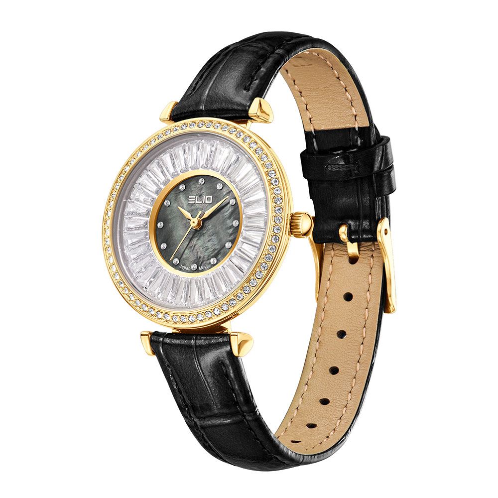 Đồng hồ Elio Starlight 33 mm Nữ EL151-01 Màu Đen