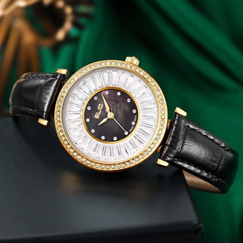 Đồng hồ Elio Starlight 33 mm Nữ EL151-01 Màu Đen