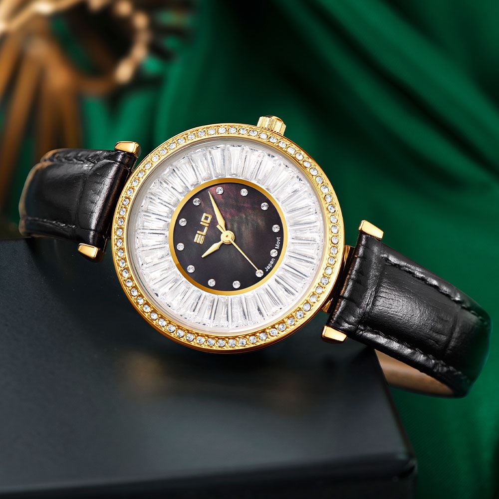 Đồng hồ Elio Starlight 33 mm Nữ EL151-01 Màu Đen