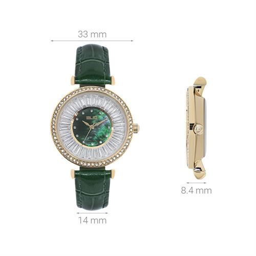 Đồng hồ Elio Starlight 33 mm Nữ EL151-02 Màu Xanh lá