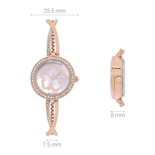 Đồng hồ Elio Starlight 25.5 mm Nữ ES178-01 Màu Vàng Hồng