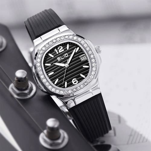 Đồng hồ Elio Elegant Lady 32 mm Nữ ES184-02 Màu Đen