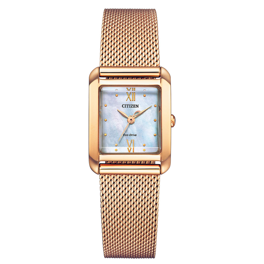Đồng hồ Citizen L 28 mm Nữ EW5593-64D Màu Vàng