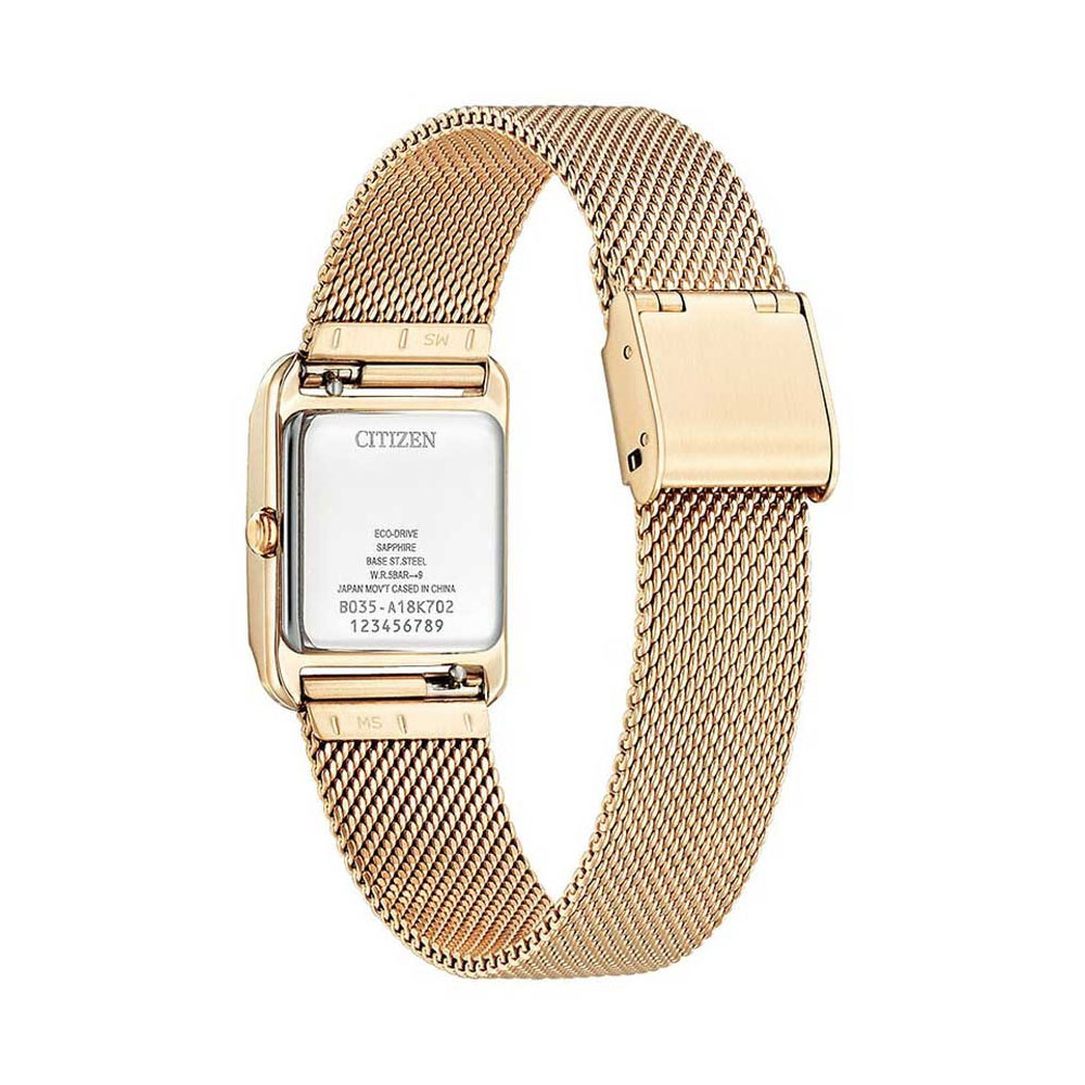 Đồng hồ Citizen L 28 mm Nữ EW5593-64D Màu Vàng