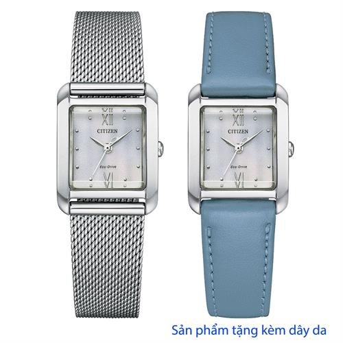 Đồng hồ Citizen L 28 mm Nữ EW5590-62A Màu Bạc