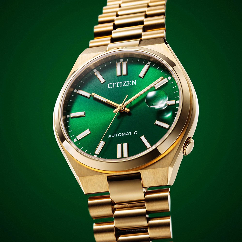 Đồng hồ Citizen Tsuyosa 40 mm Nam NJ0152-51X Màu Vàng