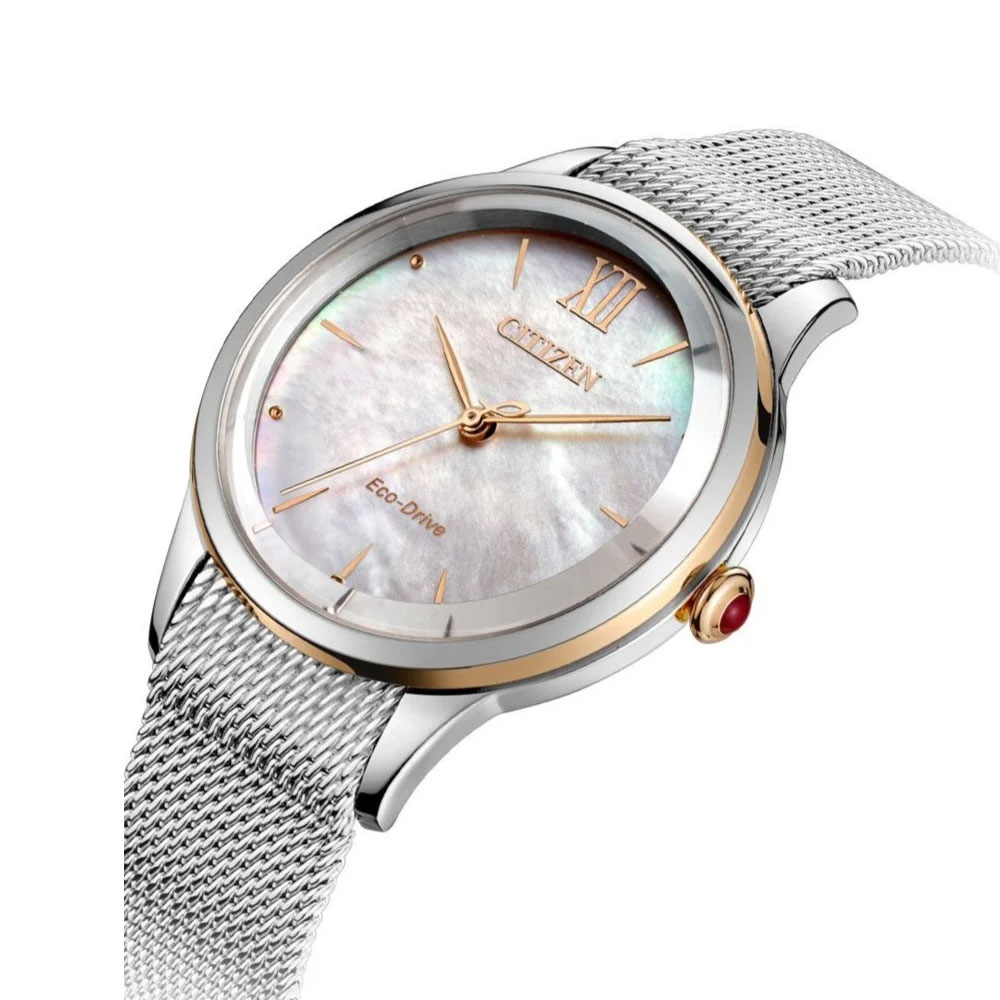 Đồng hồ Citizen L 32 mm Nữ EM0816-88Y Màu Bạc