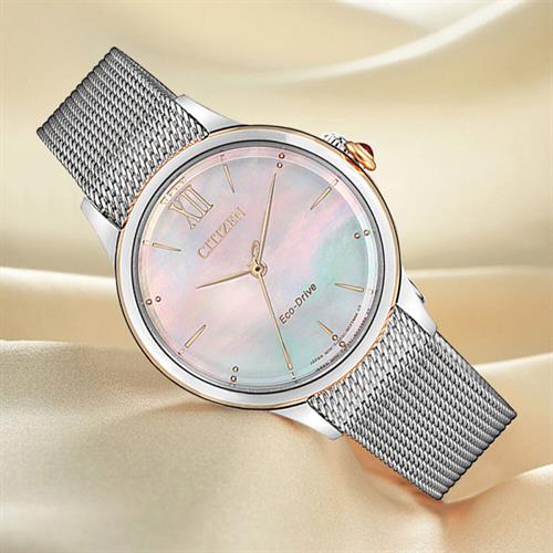 Đồng hồ Citizen L 32 mm Nữ EM0816-88Y Màu Bạc