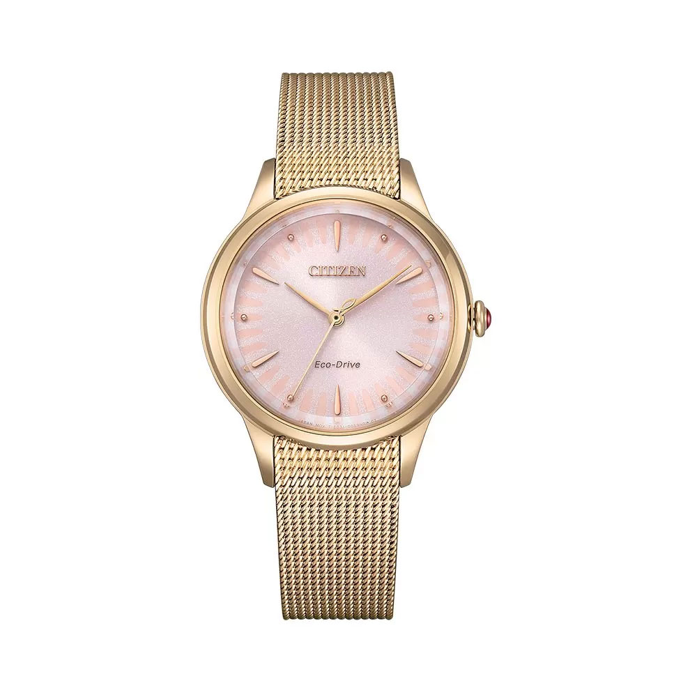 Đồng hồ Citizen L 32 mm Nữ EM0818-82X Màu Vàng