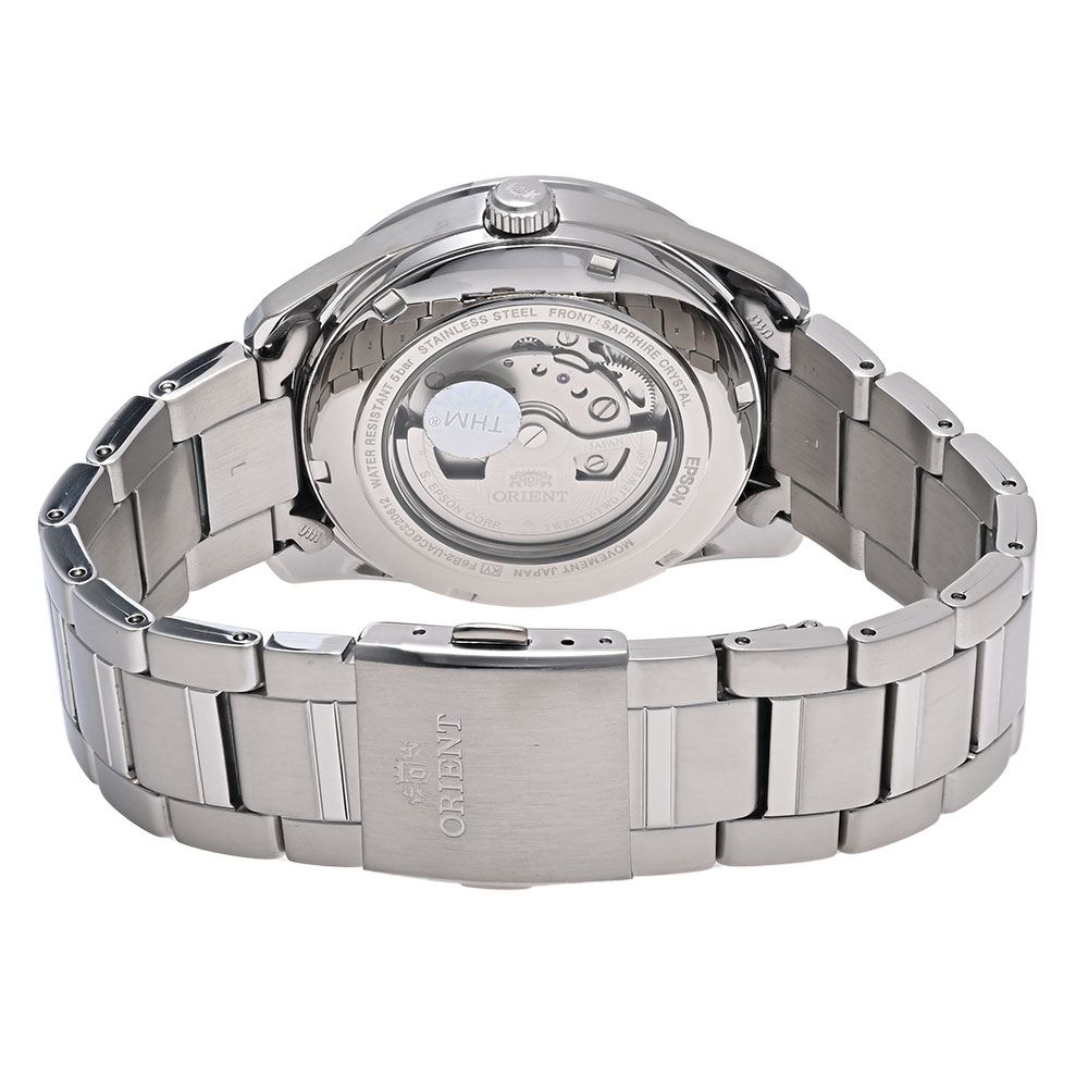 Đồng hồ Orient Sun & Moon 41.5 mm Nam RA-AK0306S30B Màu Bạc