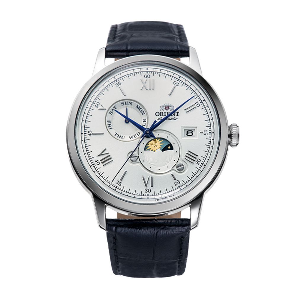 Đồng hồ Orient Sun & Moon 41.5 mm Nam RA-AK0802S30B Màu Đen