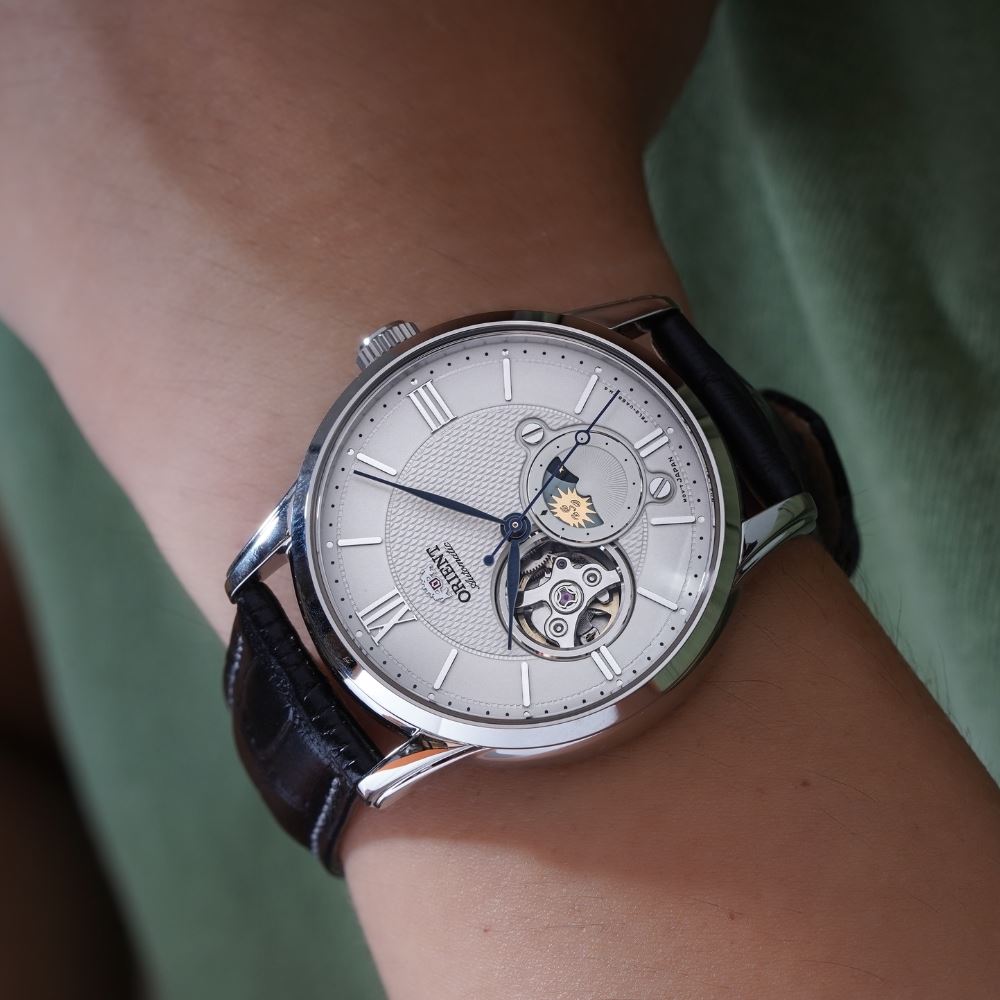 Đồng hồ Orient Sun & Moon 42 mm Nam RA-AS0011S30B - 3