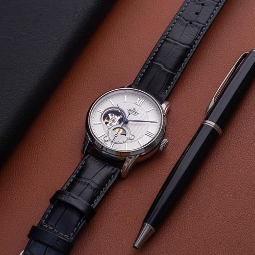 Đồng hồ Orient Sun & Moon 42 mm Nam RA-AS0011S30B Màu Đen