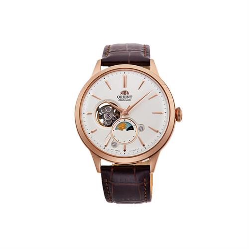 Đồng hồ Orient Sun & Moon 41.5 mm Nam RA-AS0102S30B Màu Nâu