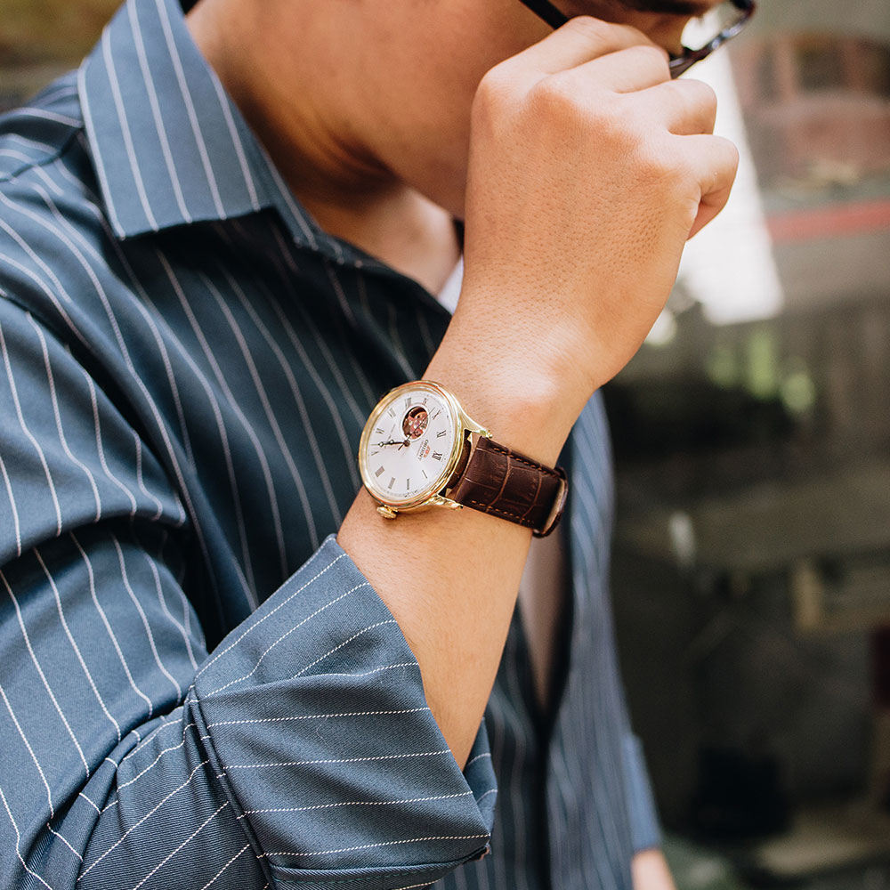 Đồng hồ Orient 43 mm Nam TAG00002W0 Màu Nâu