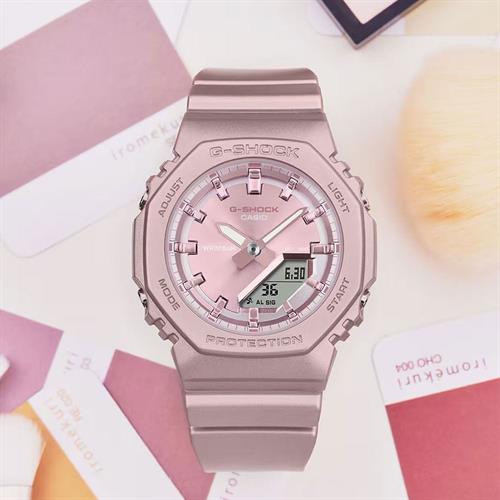 Đồng hồ G-Shock 2100 40.2 mm Nữ GMA-P2100ST-4ADR Màu Hồng