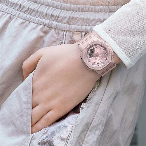Đồng hồ G-Shock 2100 40.2 mm Nữ GMA-P2100ST-4ADR Màu Hồng