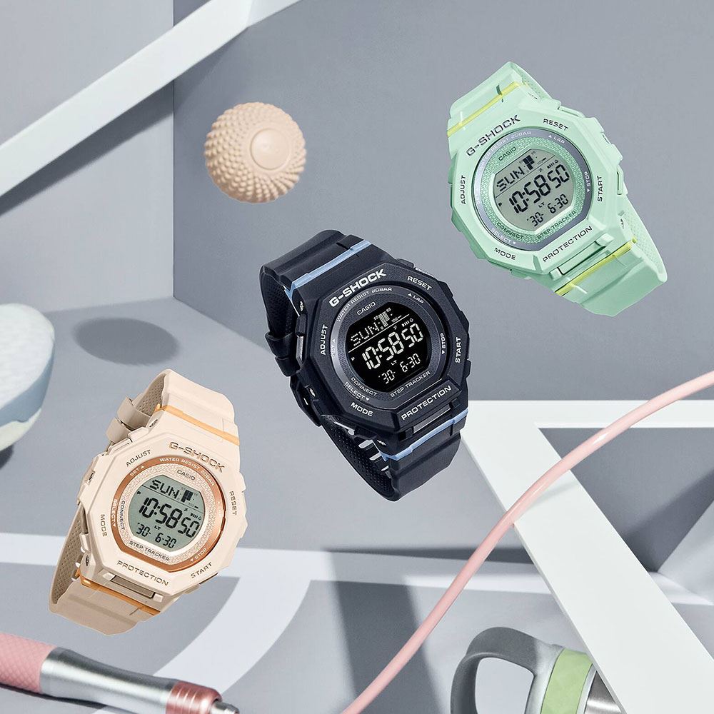 Đồng hồ G-Shock G-Squad 43.8 mm Nữ GMD-B300-4DR Màu Hồng