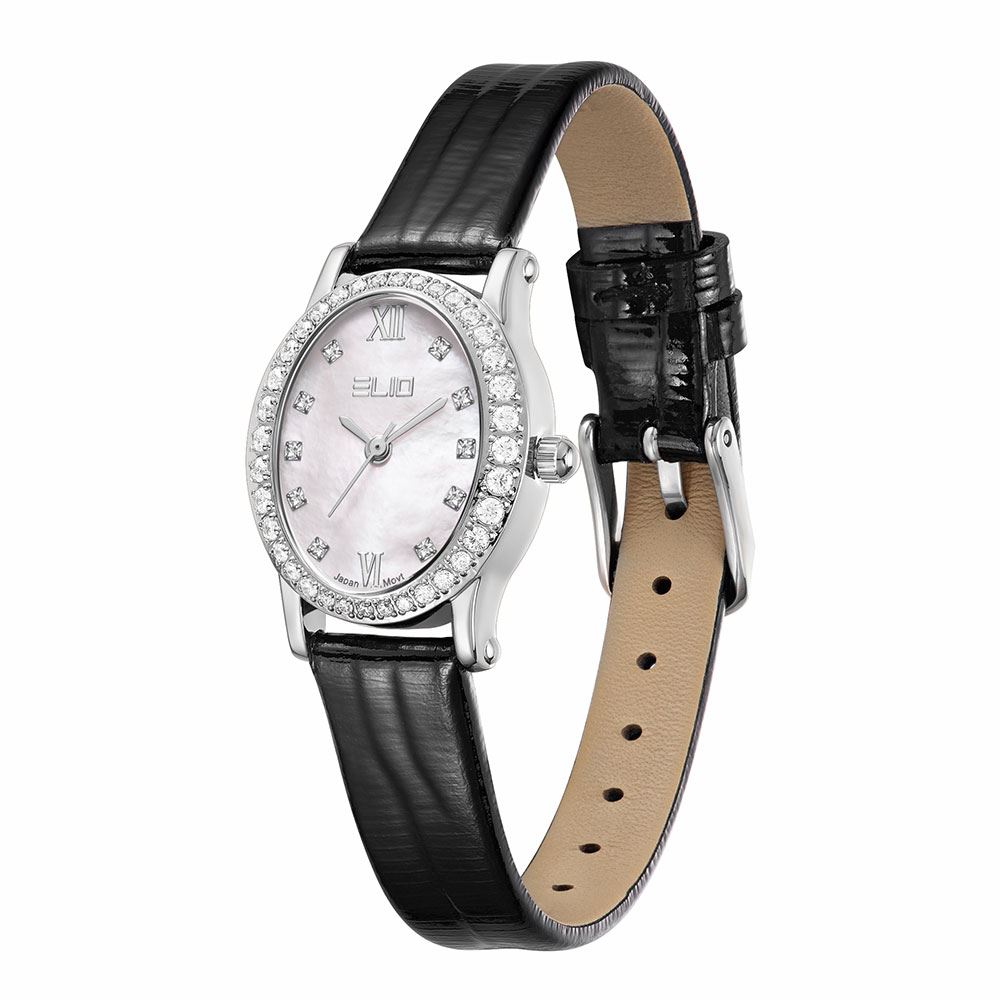 Đồng hồ Elio Starlight 23 mm Nữ EL153-01 Màu Đen