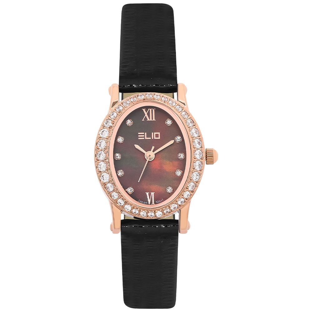 Đồng hồ Elio Starlight 23 mm Nữ EL153-02 Màu Đen