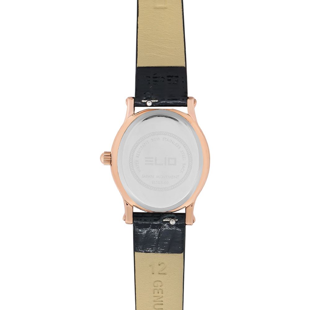 Đồng hồ Elio Starlight 23 mm Nữ EL153-02 Màu Đen