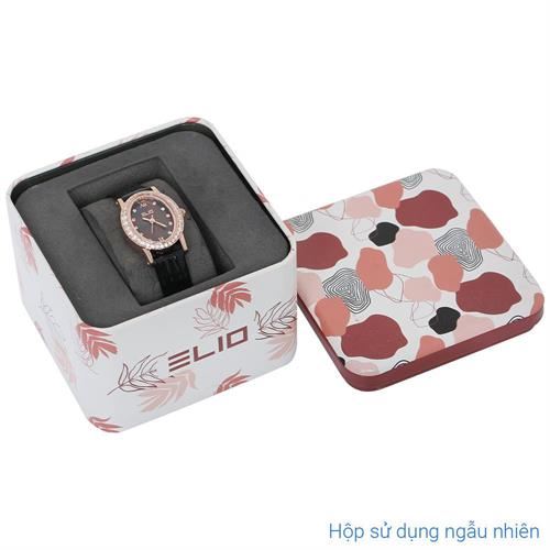 Đồng hồ Elio Starlight 23 mm Nữ EL153-02 Màu Đen