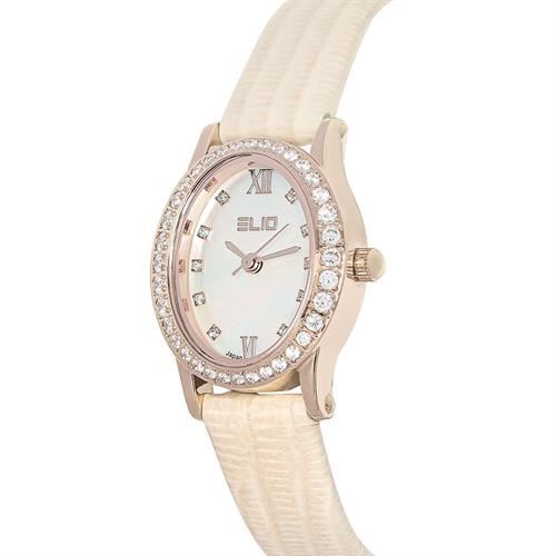 Đồng hồ Elio Starlight 23 mm Nữ EL153-03 Màu Kem