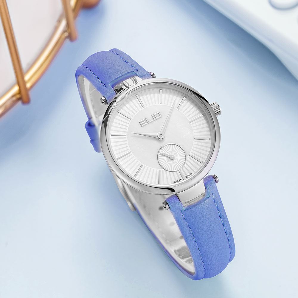 Đồng hồ Elio 33 mm Nữ EL154-01 Màu Tím