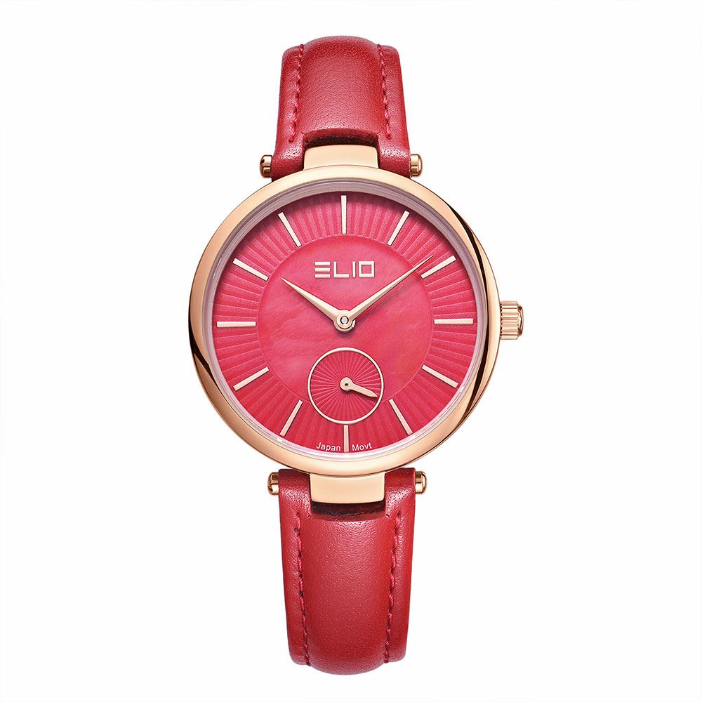 Đồng hồ Elio 33 mm Nữ EL154-03 Màu Đỏ