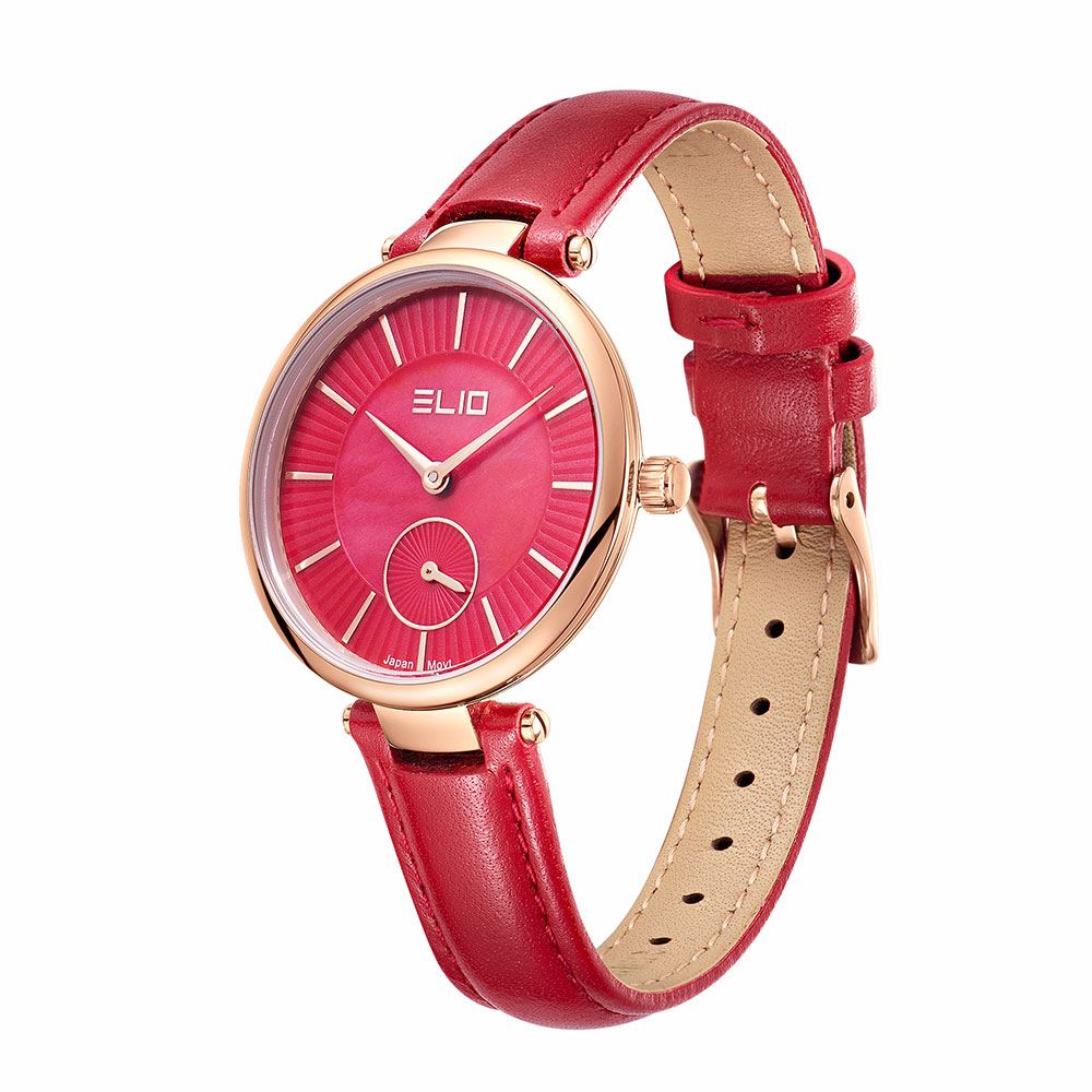 Đồng hồ Elio 33 mm Nữ EL154-03 Màu Đỏ