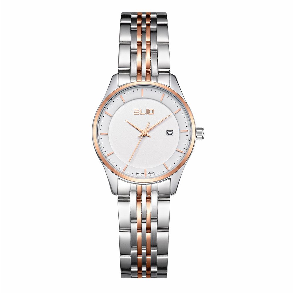 Đồng hồ Elio 28 mm Nữ ES179-01 Màu Bạc