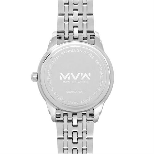 Đồng hồ MVW 41 mm Nam MS062-02N Màu Bạc