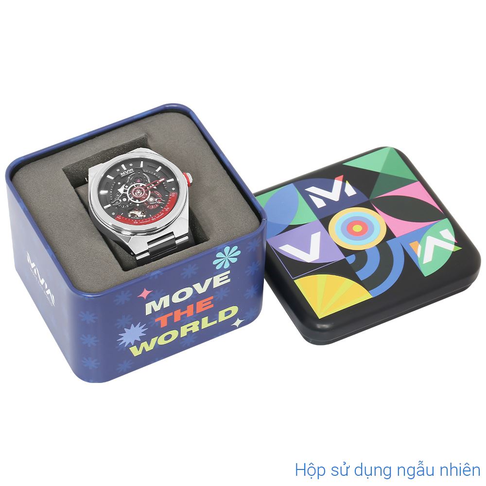 Đồng hồ MVW Galaxy 42.2 mm Nam MSA100-01 Màu Bạc