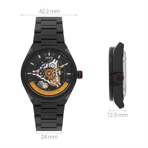 Đồng hồ MVW Galaxy 42.2 mm Nam MSA100-02 Màu Đen