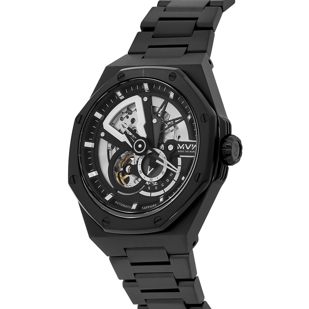 Đồng hồ MVW Galaxy 44.8 mm Nam MSA101-02 Màu Đen