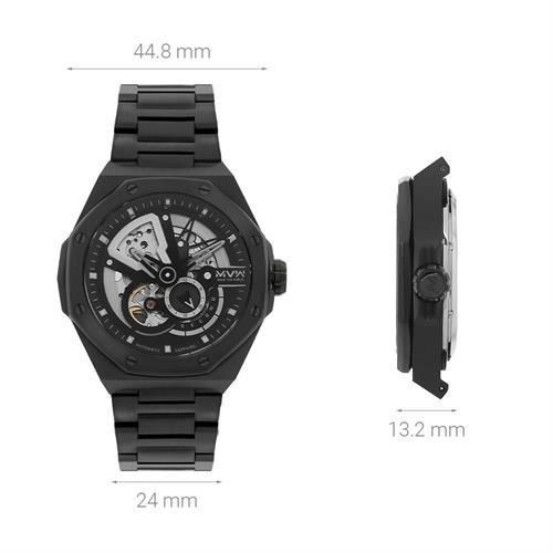 Đồng hồ MVW Galaxy 44.8 mm Nam MSA101-02 Màu Đen