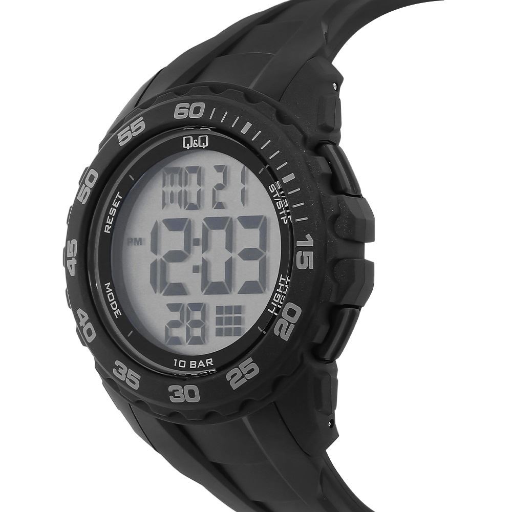 Đồng hồ Q&Q 46 mm Nam G06A-001VY Màu Đen