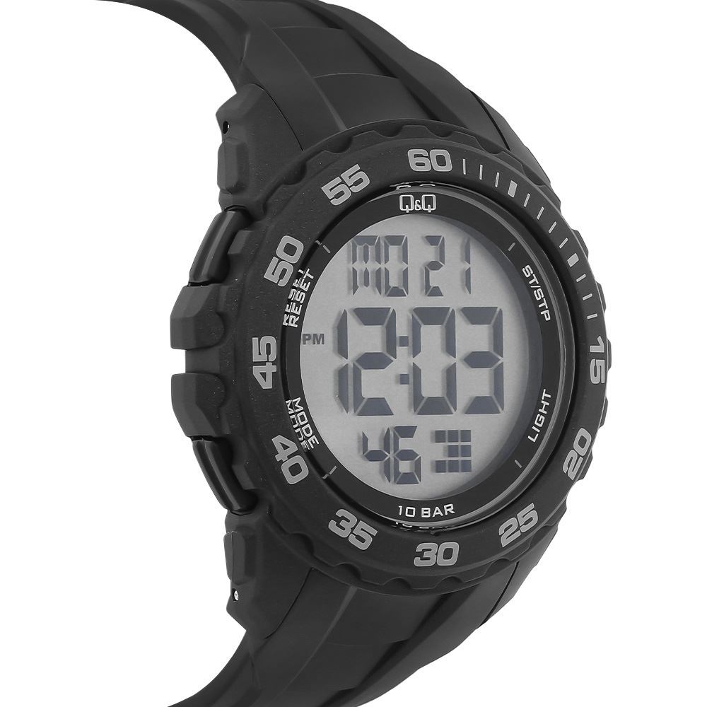 Đồng hồ Q&Q 46 mm Nam G06A-001VY Màu Đen