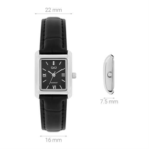 Đồng hồ Q&Q 22 mm Nữ C69A-011PY Màu Đen
