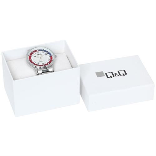 Đồng hồ Q&Q 40 mm Nam Q50B-001PY Màu Bạc